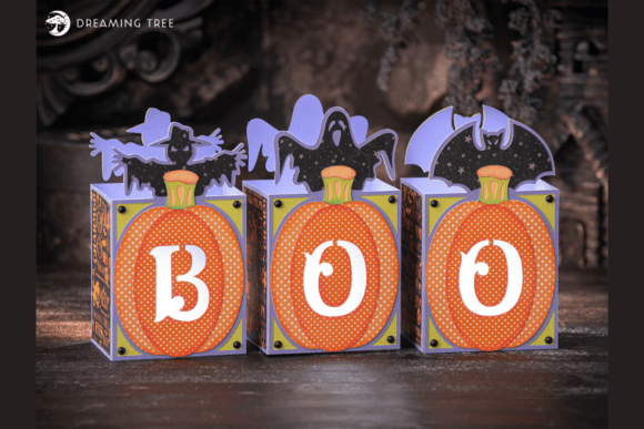 Boo Luminary SVG: A 3D Halloween Asset for Blogs