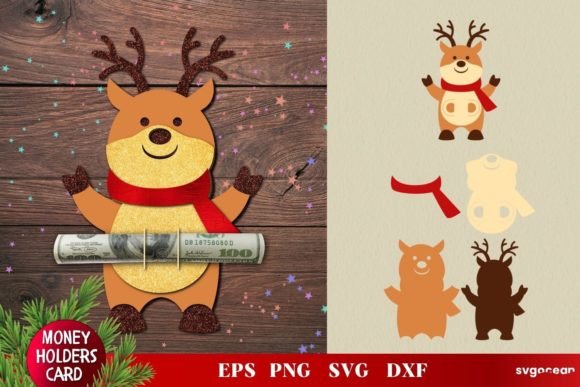 Christmas Deer Money Holder SVG: A Designer's Review