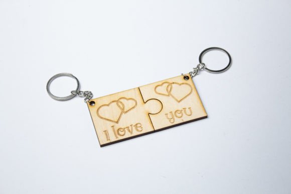 Couple Keychain 3D SVG for Holidays & Gifts