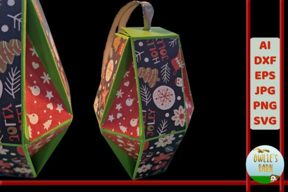 Faceted 3D SVG Christmas Ornament Box Review