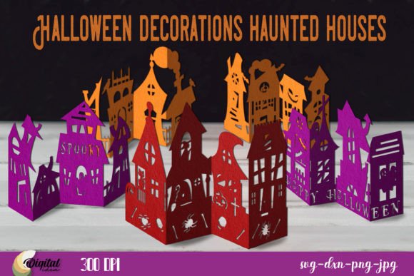 Halloween Haunted Houses Bundle PaperCut: 3D SVG Shapes Review
