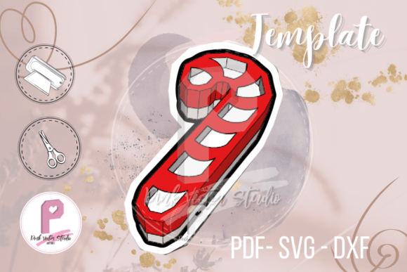 Review: 3D SVG Candy Cane Box for Christmas Projects