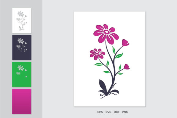 Review: 3D SVG Summer Flowers Shapes for Design