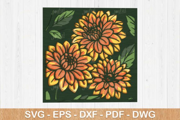 Review: Layered Dahlia Flower Wall Art SVG for Pros