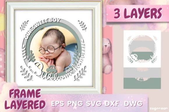 Wall Decoration Printable Svg: 3D SVG for Shadow Boxes